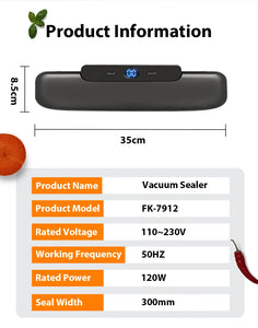 Vacuumaster: Appareil de mise sous vide pour moins de gaspillage alimentaire